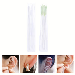 60pcs Earrings Hole Cleaner Disinfection Tool