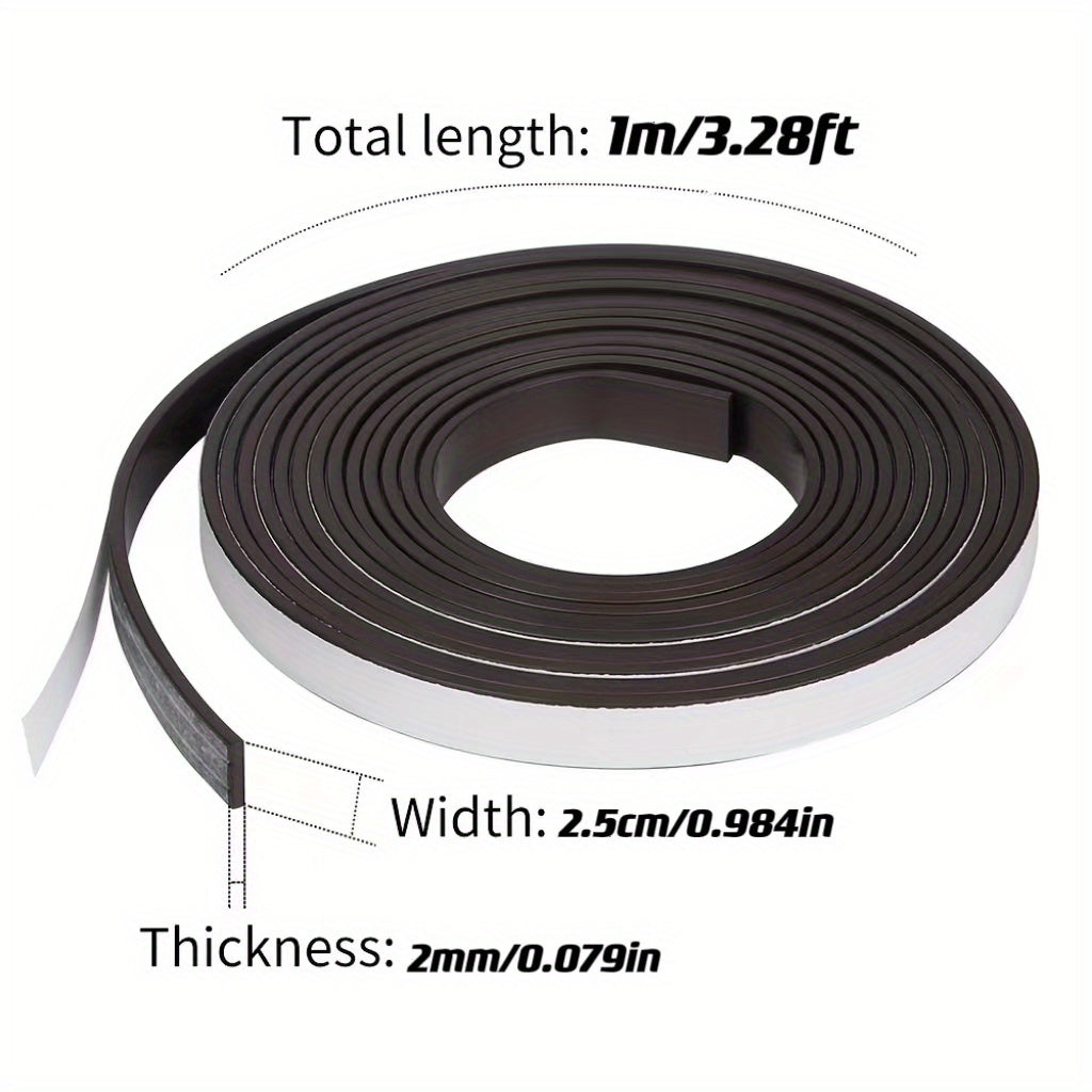 Self-Adhesive Magnetic Strip Tape Roll - Craft & DIY Projects