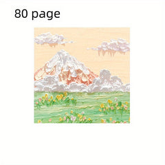3D Landscape Painting Sticky Notes