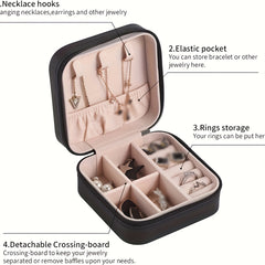 Portable Jewelry Organizer: Travel-Friendly Storage Box