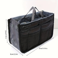 Double Folding Storage Bag With Inner Bag Large Capacity Handbag