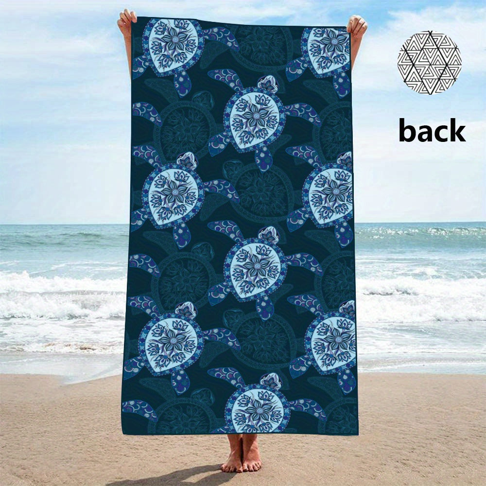 Microfiber Beach Towel Soft Absorbent Sandproof