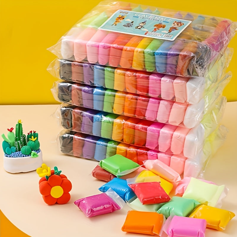 Ultra Light Clay and Tool Set with Cactus Stand