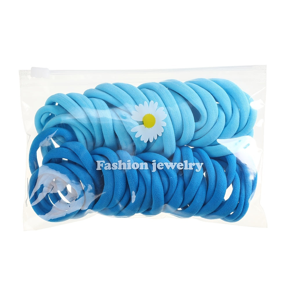 Large Stretch Hair Ties No Slip Ponytail Holders For Thick Curly Hair