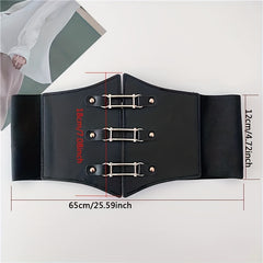 Heart Elastic Cinch Waist Belt Shirt Accessory