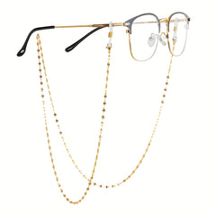 Men's Glasses Neck Chain Retro Lanyard Stainless Steel Glasses Chain