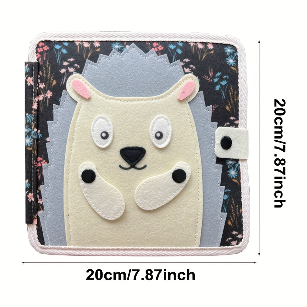Interactive Hedgehog Felt Storybook Busy Board