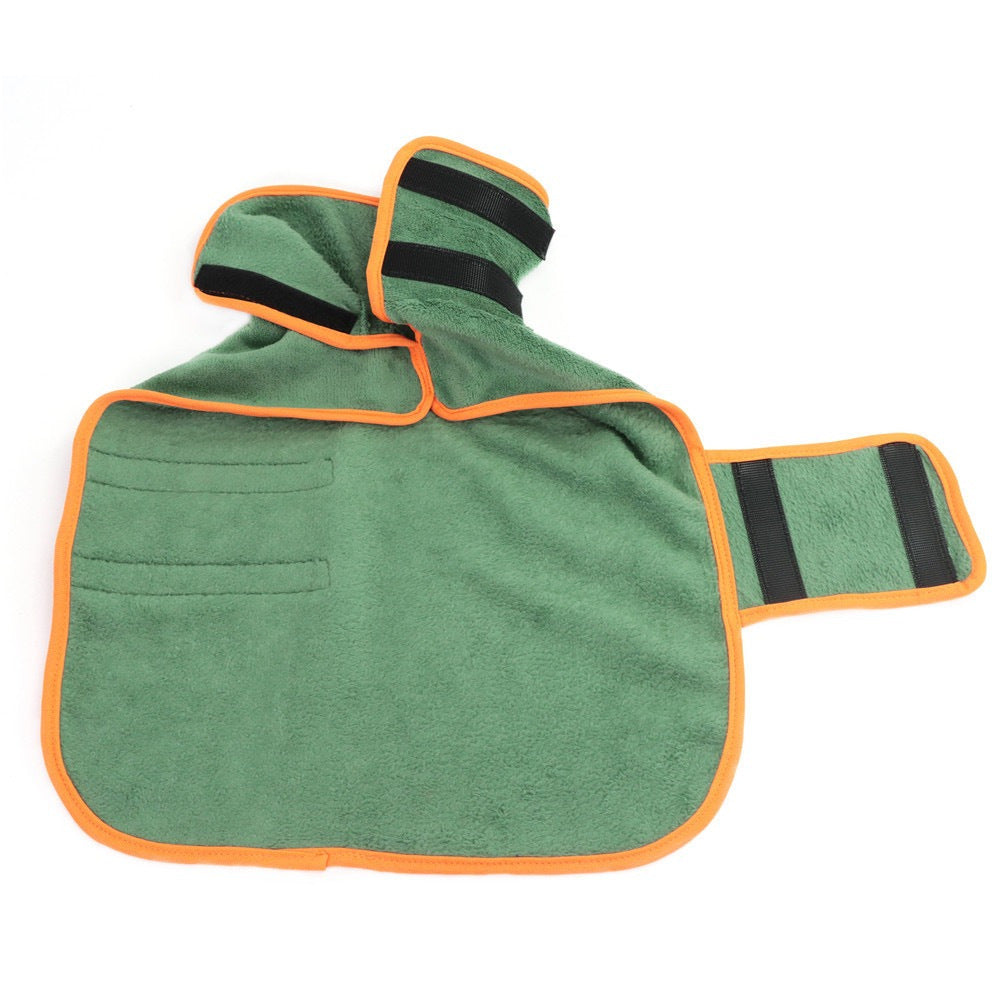Dog Body Towel Absorbent Quick Dry Bath Robe Soft Towel