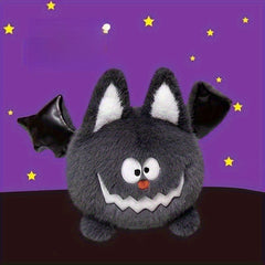 Adorable Bat Plush Doll Soft Stuffed Animal with Bats Wings Grey
