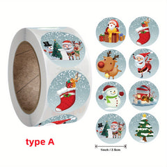 500pcs Round Stickers Seals Labels for Christmas Halloween Thank You