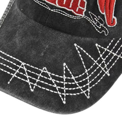 Embroidered Letter Adjustable Sun Hat Baseball Cap