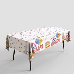 Waterproof Disposable Tablecloth for Unforgettable Birthday Party
