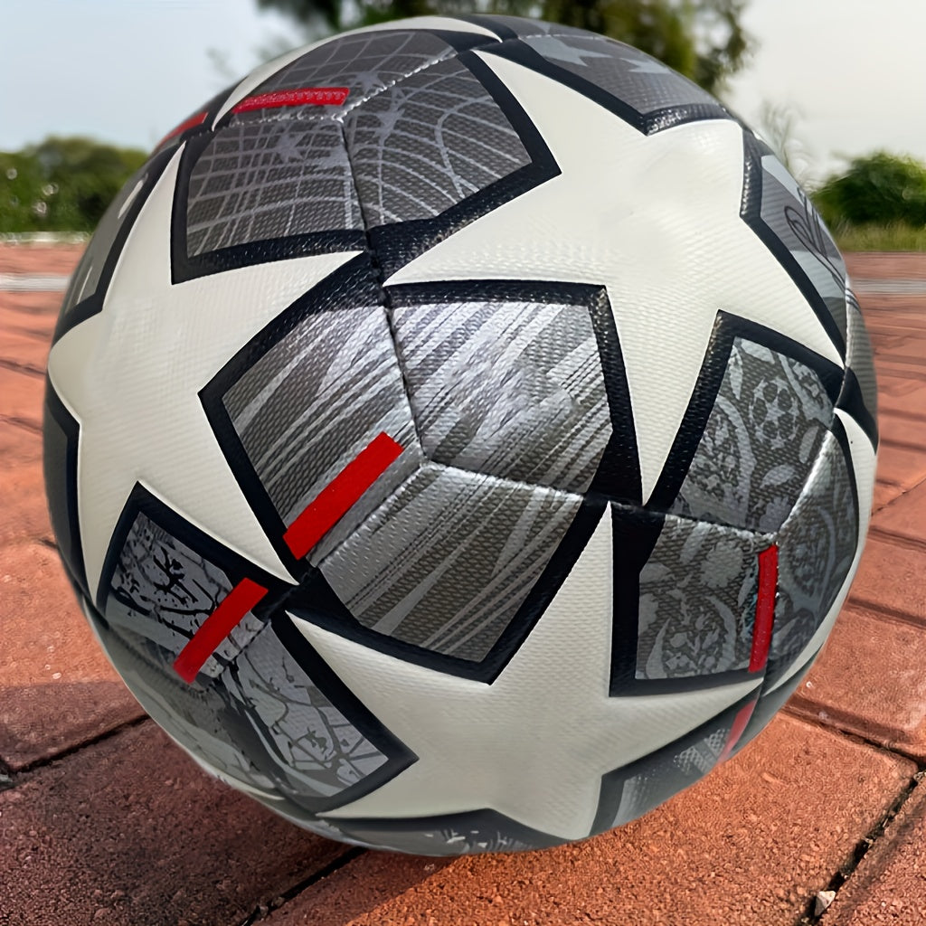 Standard No 5 Soccer Ball PU Football for Outdoor Training