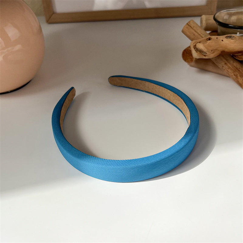 Sponge Solid Fabric Knitted Headband Fall Winter Hair Band