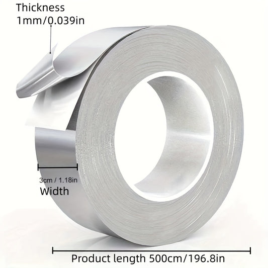 1pc Aluminum Foil Tape Pipe Protection Sealing Kitchen Gap