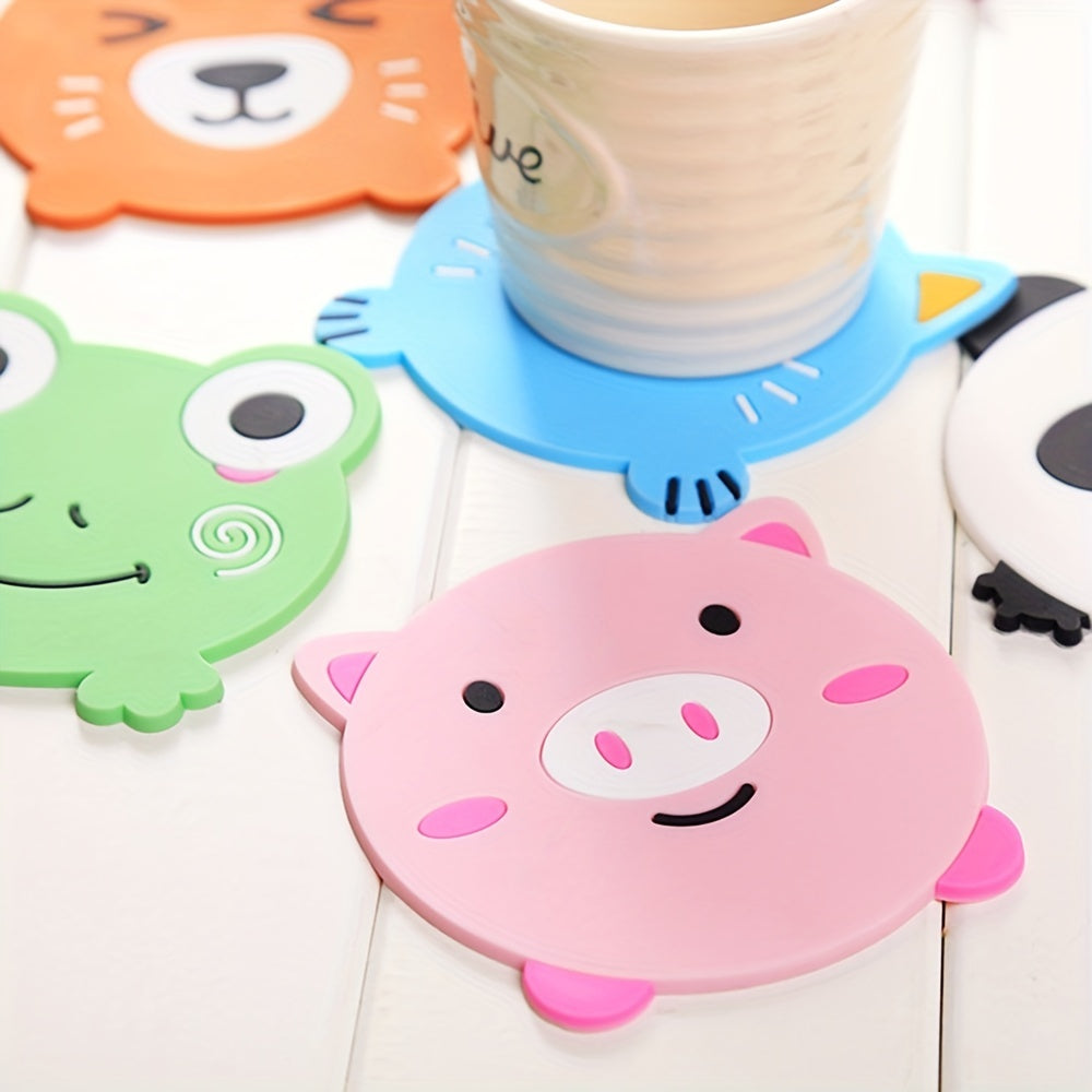 Animal Shaped Silicone Coaster Heat Insulation Pad for Cup Plate Bowl