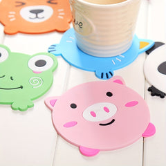Animal Shaped Silicone Coaster Heat Insulation Pad for Cup Plate Bowl