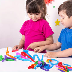 Sensory Stretchy Tubes Toy Colorful Fidget ADHD Autism Gift Creative Unique