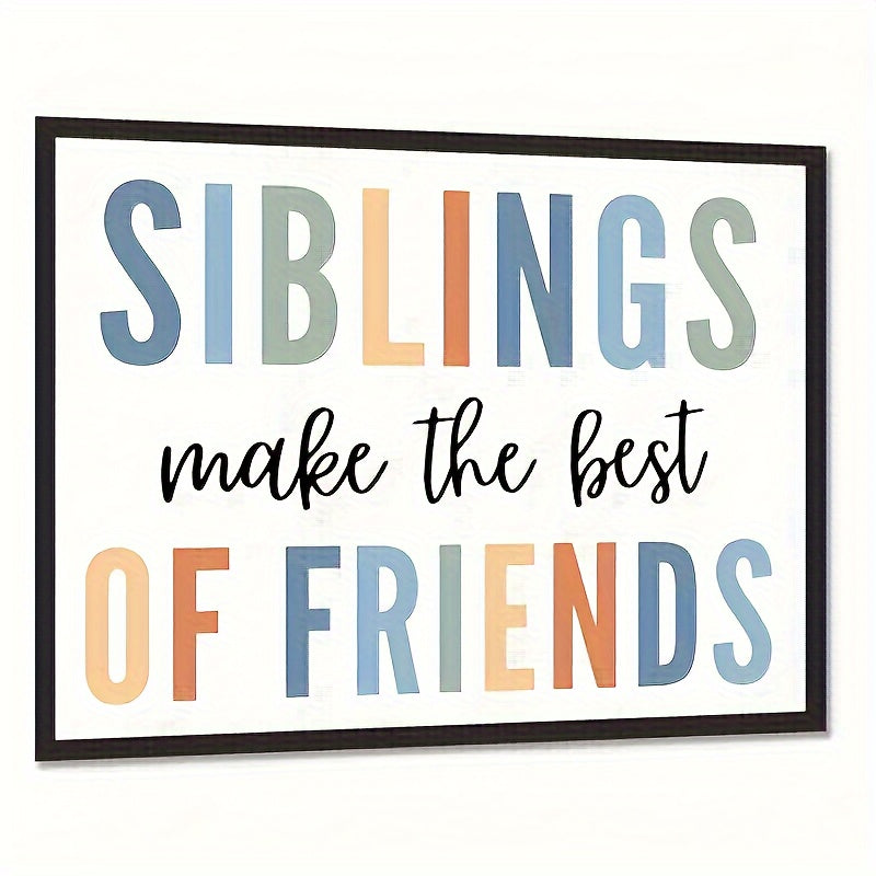 Siblings Make Friends Kindergarten Wall Art Classroom Decor Roof Decor