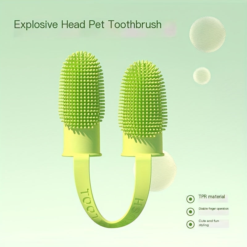 Pet Toothbrush Finger Covers for Dogs and Cats