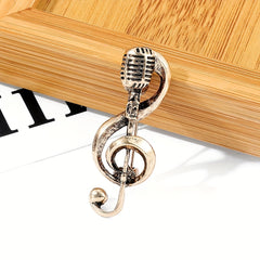 Music Note Brooch For Him