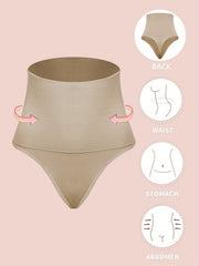 High Waist Shaping Thongs Tummy Control Slimmer Panties