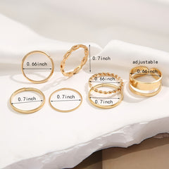 Vintage Gothic Stackable Rings Set for Women Girls