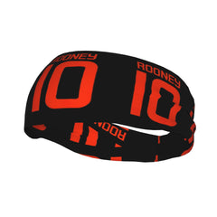 Messi Football Uniform Headband #10 Red & Stripes