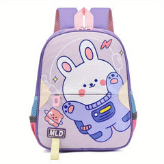 Kids Unicorn Printed Backpack Large Capacity Lightweight Casual Travel Bag