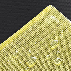 5pcs A4 Grid Zipper File Bag Student Stationery Pencil Case