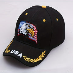 Eagle Embroidery Baseball Cap Sun Protection Sports Cap