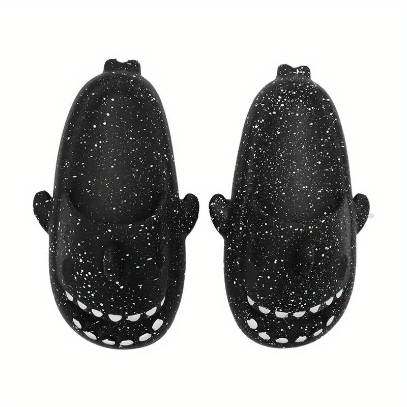Adorable Shark Non Slip Platform Slides Soft Sole Cloud Slides