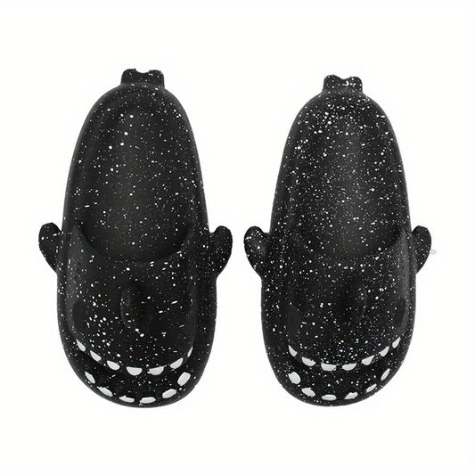 Adorable Shark Non Slip Platform Slides Soft Sole Cloud Slides