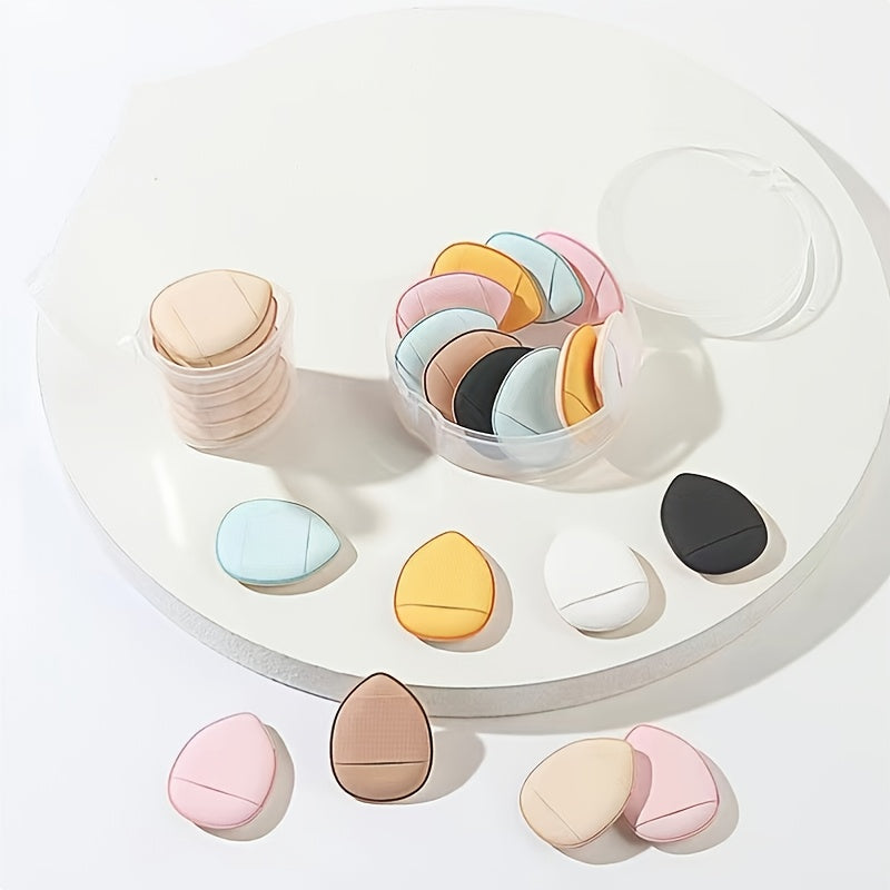 10Pcs Finger Puff Set Makeup Sponge Concealer Puff Makeup Tools