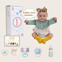 20 Inch Reborn Baby Doll with Anime Theme Outfit & Accessories