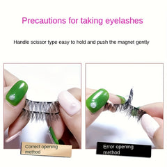 Magnetic Eyelashes Natural Look Soft Makeup Extended Reusable False Eyelashes