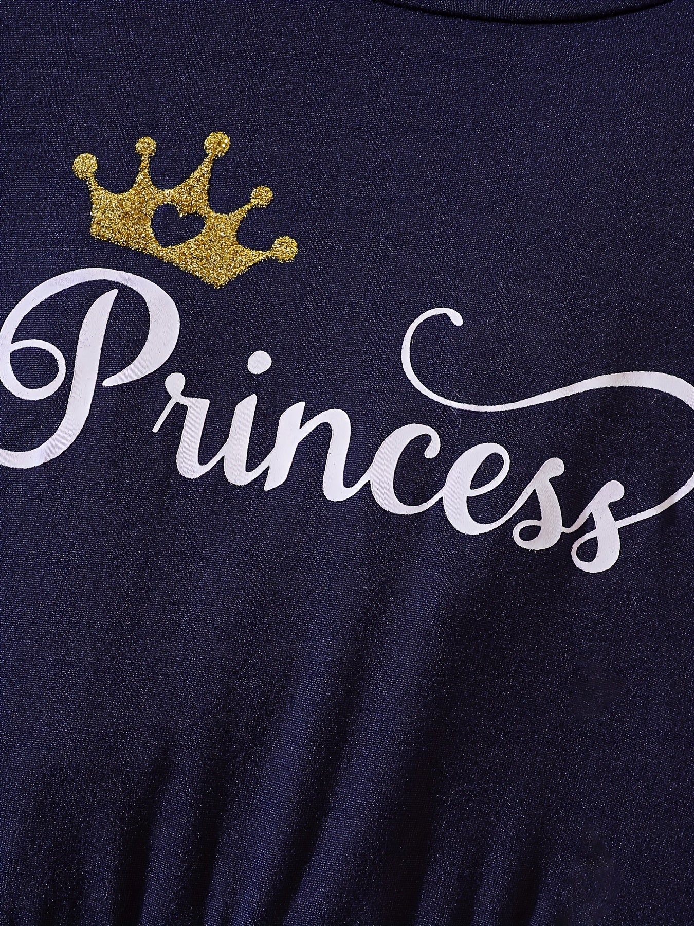 Girls Star & 'Princess' Mesh Dress With Tulle Kids Clothes