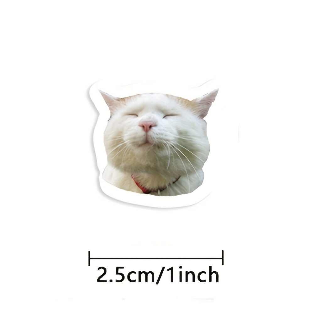 500pcs Whimsical Cat Stickers Roll for Party Favors & Gift Sealing