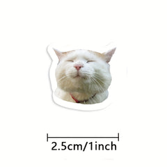 500pcs Whimsical Cat Stickers Roll for Party Favors & Gift Sealing