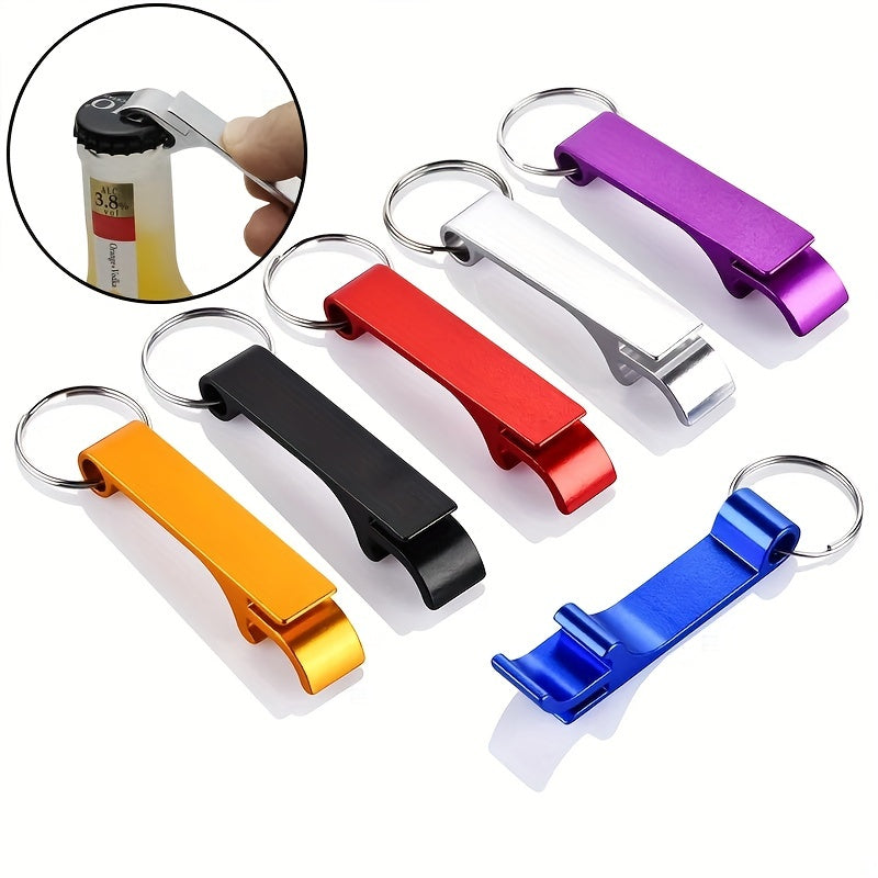 5pcs Outdoor Camping Survival Pocket Tool Solid Aluminum Beer Bottle Opener