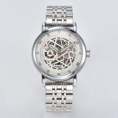 KUERST Men's Double Press Butterfly Buckle Automatic Mechanical Watch