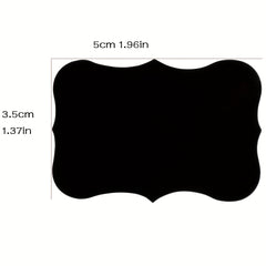 36pcs Reusable Waterproof Blackboard Stickers Removable Labels