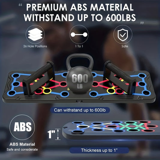 Multifunctional Push Up Board Foldable 20 In 1 Chest Muscle Exercise Equipment