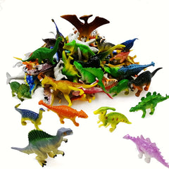12 Dinosaur Toy Models: T-Rex, Stegosaurus, Ankylosaurus, Spinosaurus