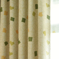 Geometric Block Printed Curtains for Stylish Home Decor