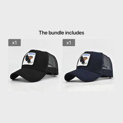 Animal Embroidery Sunshade Hip Hop Baseball Cap