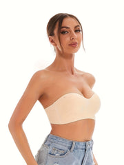 Seamless Wireless Push Up Bra Comfortable Breathable Women's Lingerie