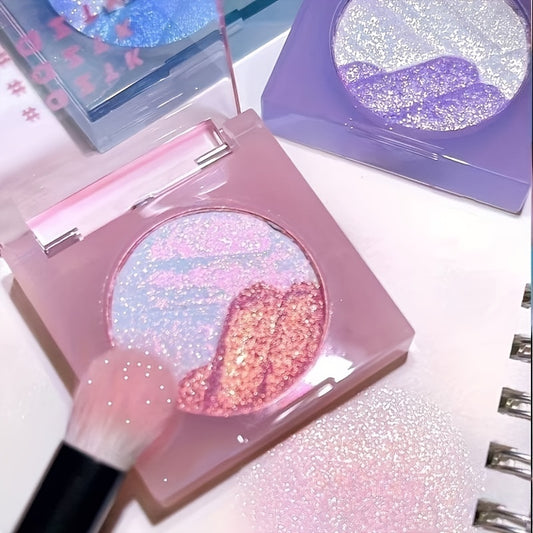 Shimmering Highlighting Eyeshadow Compact for Women