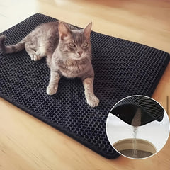 Waterproof Cat Litter Mat Leak Proof Trapping Mat Non Slip Backing