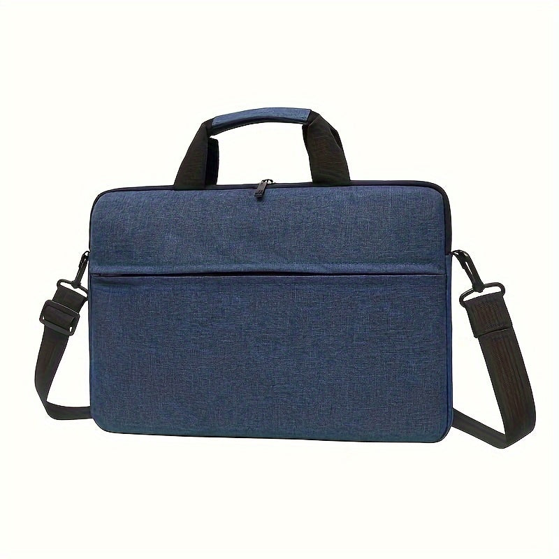 Slim Laptop Shoulder Bag with Strap for Women